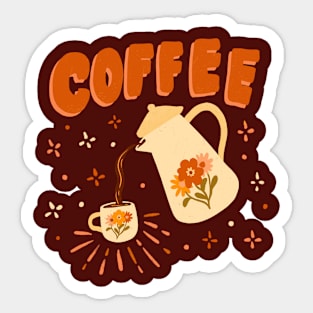 Coffee For Breakfast Sticker